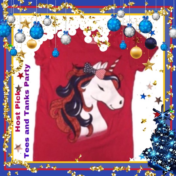 Childrens Place Unicorn T Shirt XS - Picture 5 of 5